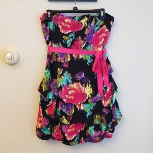 Strapless party dress